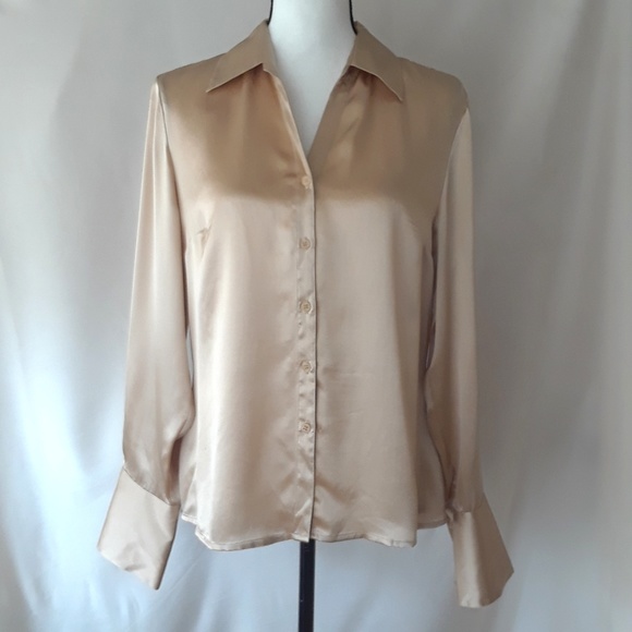 Vintage Tops - Stunning, Vintage Fred David 100% Silk Blouse